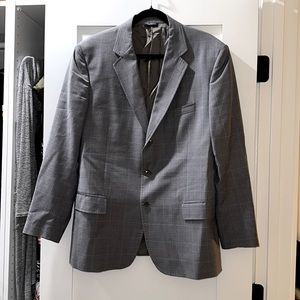 Men’s dolce & Gabbana suit jacket -grey windowpane jacket